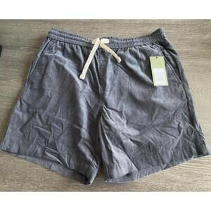 Goodfellow & Co Gray The Vacay Pull On Shorts Men Size Medium